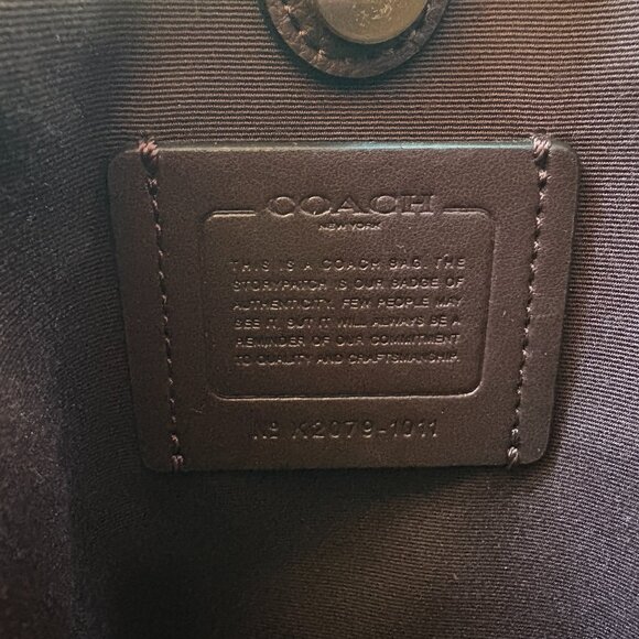 Coach Mollie Bucket Bag Blue 22 - Picture 8 of 10